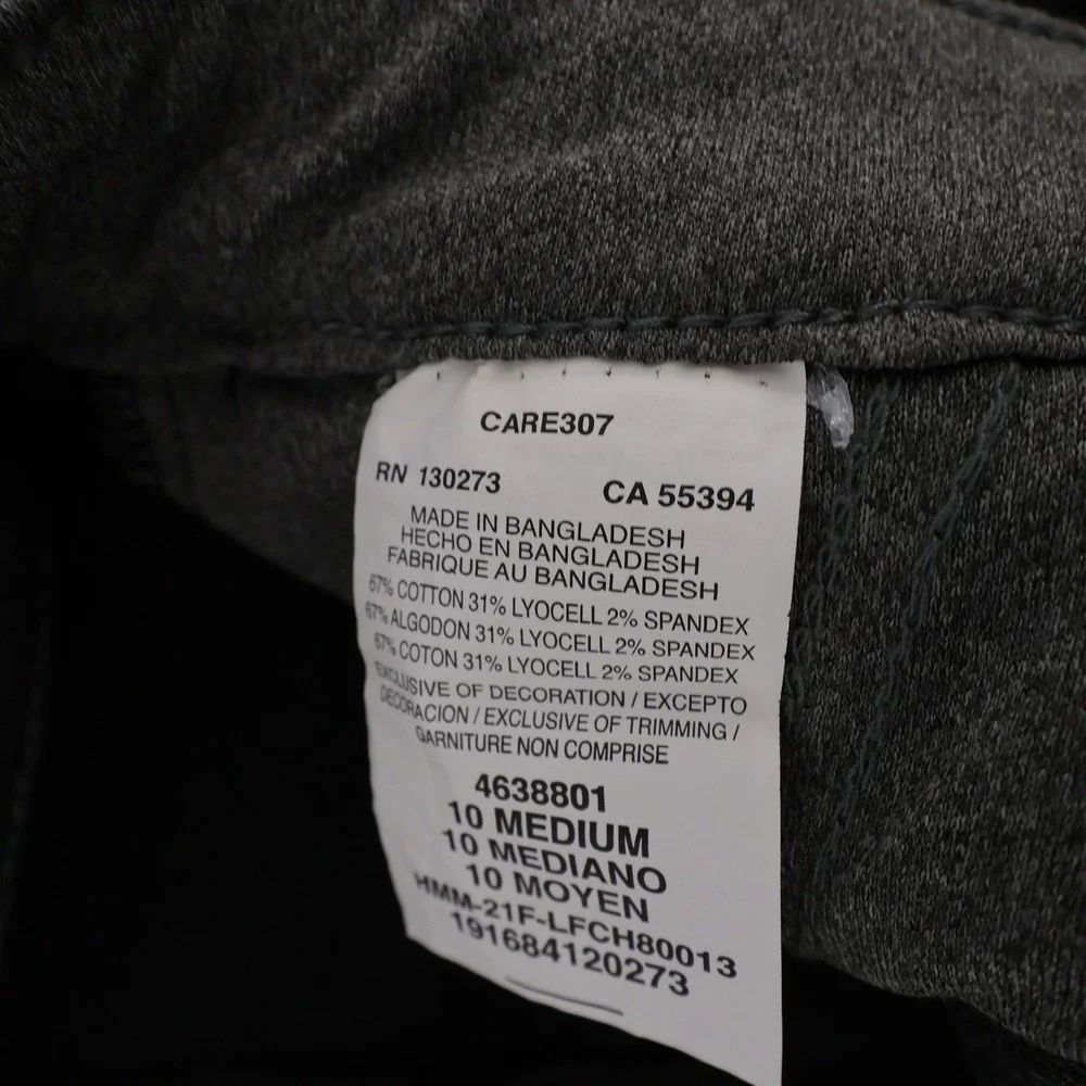 NEW Lee Ultra Lux Comfort Tapered Jogger Black Long Women 10‎ Medium